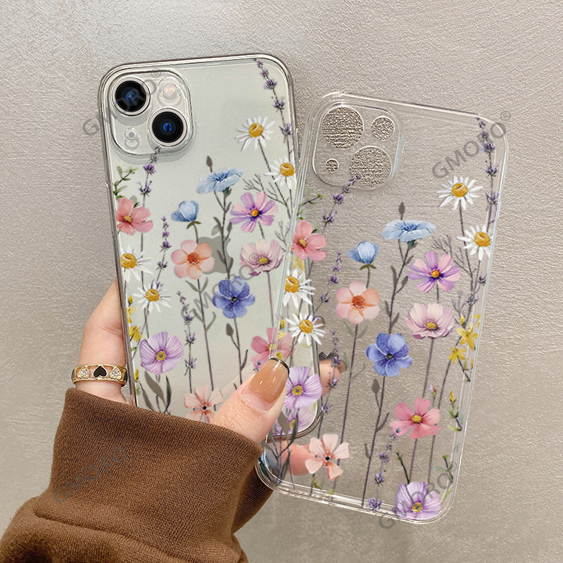 Amazon's Popular Rattan Wildflower Transparent Phone Case with Full Coverage, Suitable for iPhone 18 Pro Max, Skin-Friendly Case Amazon's Popular Rattan Wildflower Transparent Phone Case with Full Coverage, Suitable for iPhone 18 Pro Max, Skin-Friendly Case