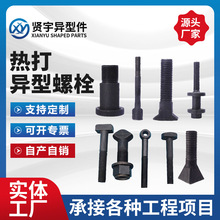 螺栓高强度异型件氧化发黑特殊异形数控车床碳钢螺丝全螺纹