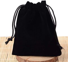 Black drawstring velvet bag jewelry bag jewelry storage bag drawstring bag small velvet jewelry bag