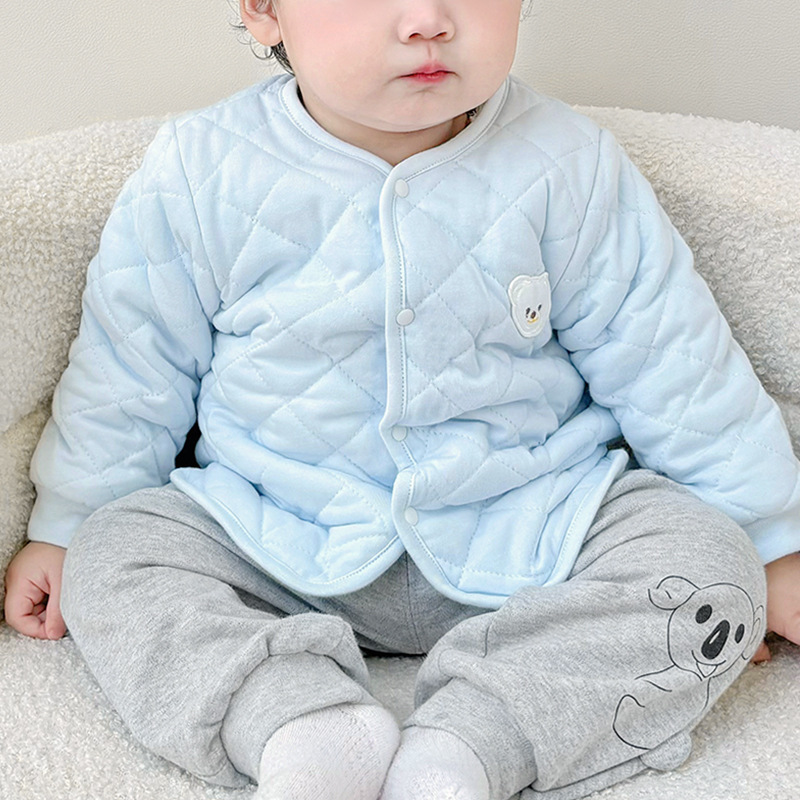 Capa de algodón para bebés otoño y invierno para niños, chaqueta de algodón caliente para niños y niñas, chaqueta de algodón para bebés de invierno gruesa