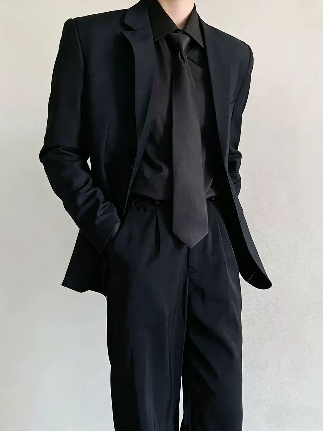 Мужской классический костюм, для студентов, slim fit, стиль высшего качества
