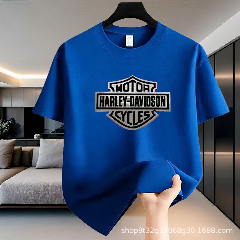 Plus-size loose short-sleeve t-shirt for men, student fashion, Hong Kong style, versatile, 2026 summer thin breathable round-neck top Plus-size loose short-sleeve t-shirt for men, student fashion, Hong Kong style, versatile, 2026 summer thin breathable round-neck top