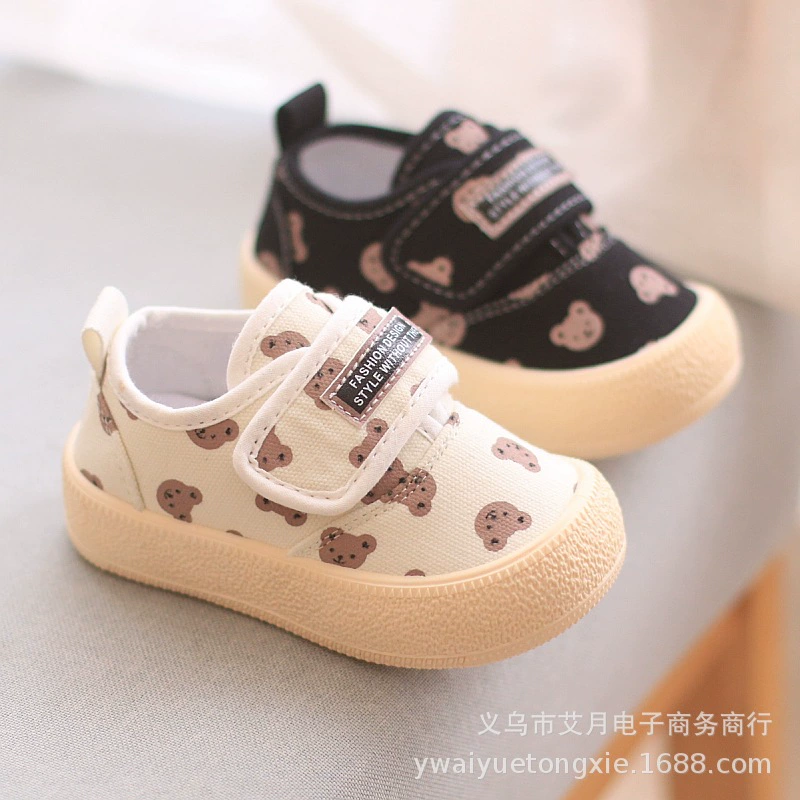 Детская обувь на холсте Весенняя и осенняя обувь для девочек