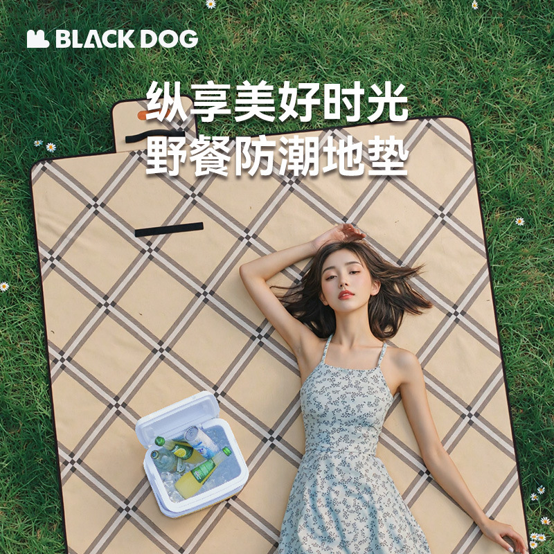 Blackdog 야외 휴대용 옥스포드 천 피크닉 매트 접이식 바닥 매트 잔디 매트 방수 및 먼지 방지