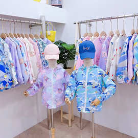 儿童外套波m姆熊 奥特曼24年秋装男女童冲锋衣 淘宝直播货源批发