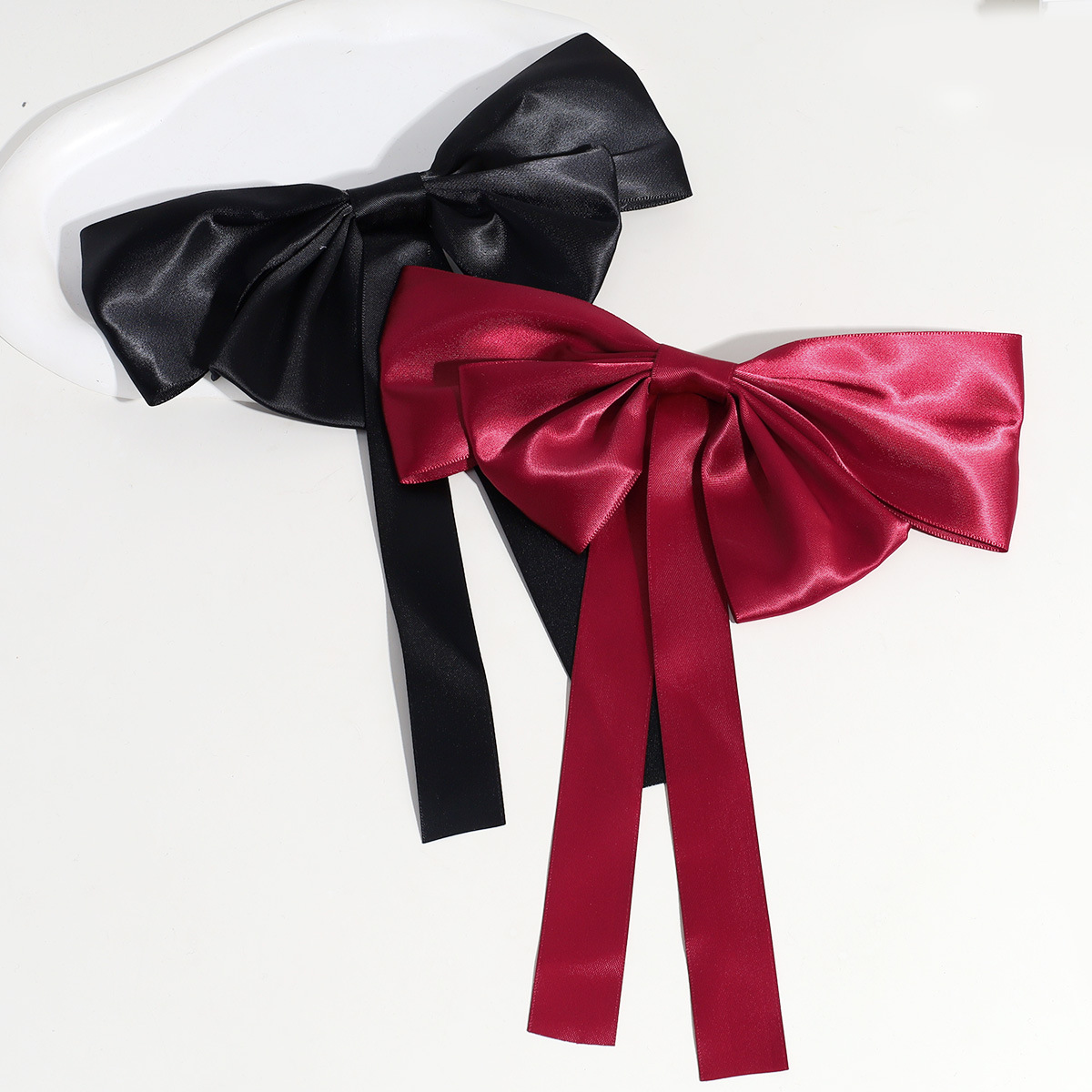 Sweet Bow Knot Polyester Hair Clip display picture 3