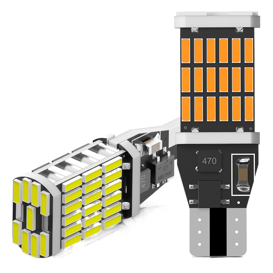 Ubiisi Car Led Decoding Reversing Light T15-4014-45Smd Turn Signal Brake Light High Brightness Tail Light