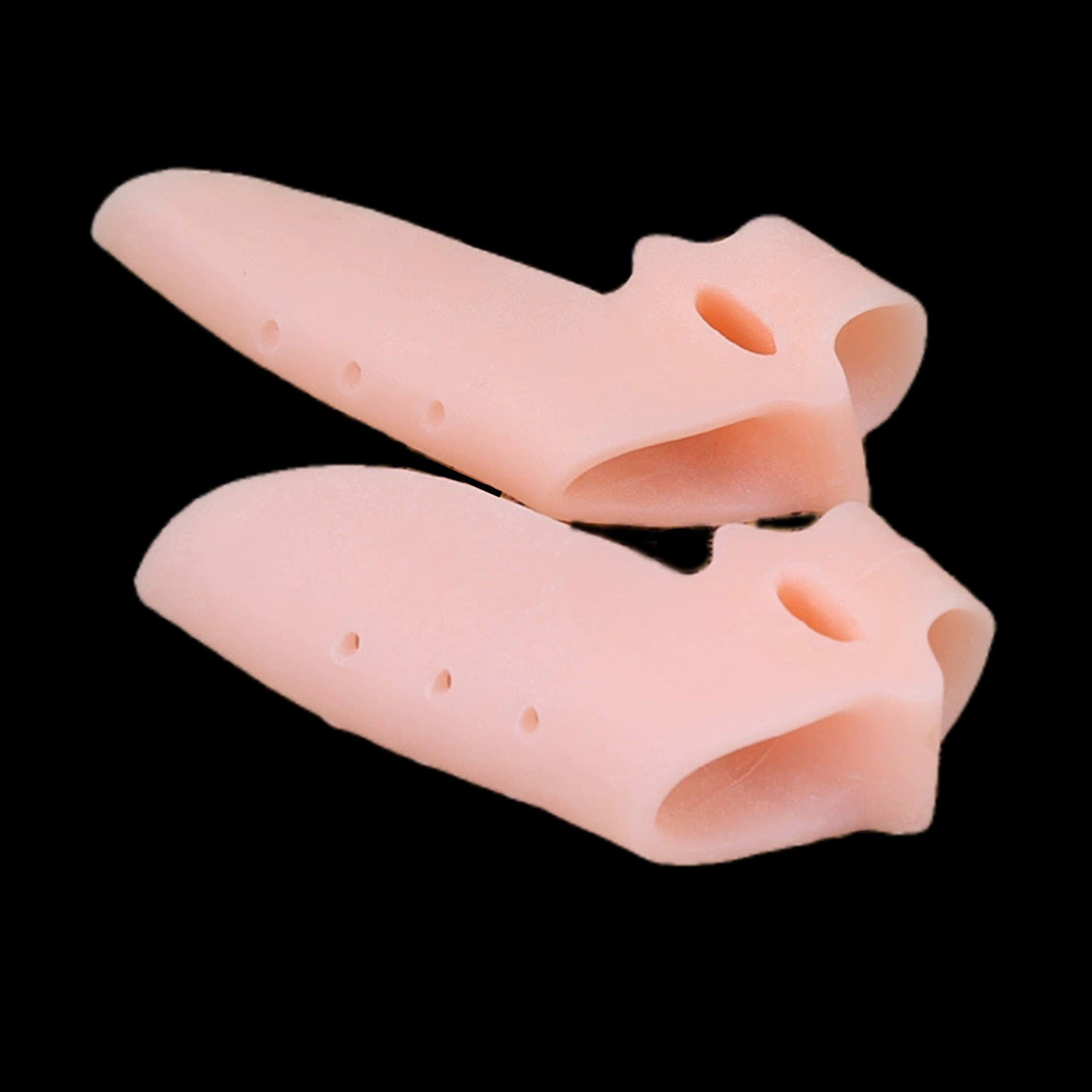 Новый двойной дырочный воздухопроницаемый палец сепаратор большой палец выворачивает ортодонтический силиконовый ортодонтический