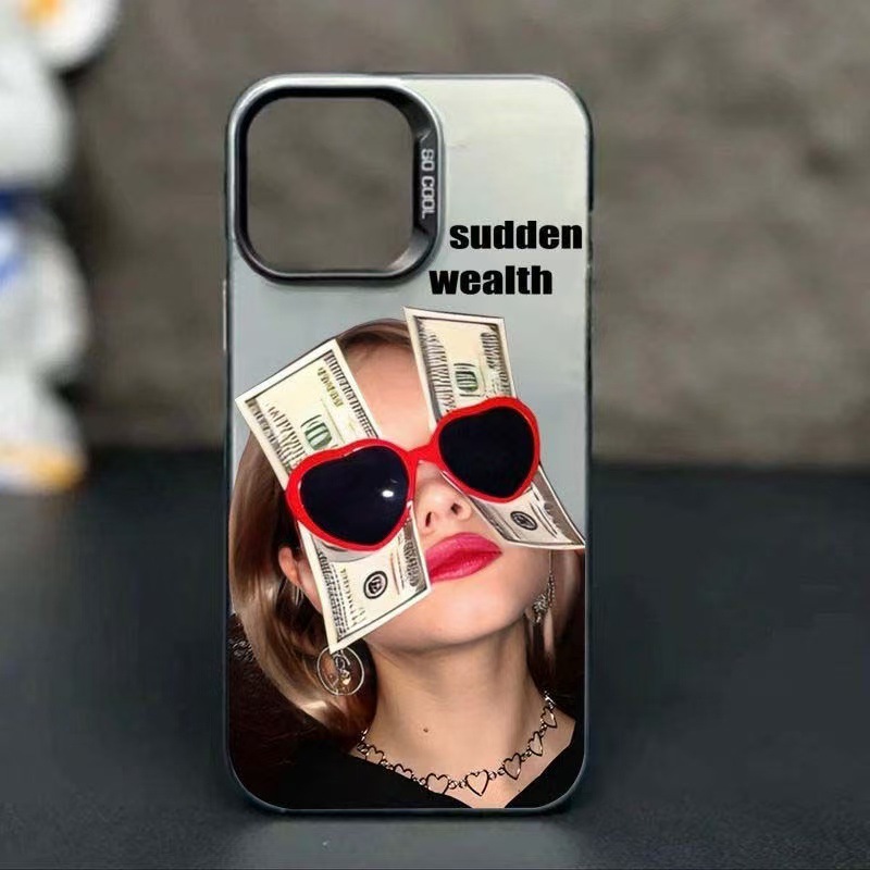 Nueva funda para teléfono móvil iphone16 aplicable europea y americana Apple 15promax/14 gafas de sol creativas 13pro12 11xr