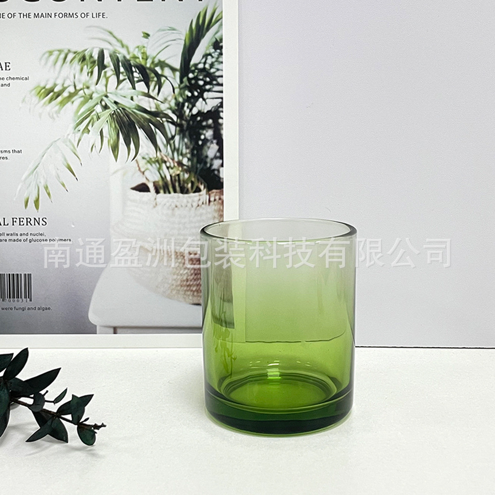 Nuevos productos al por mayor con múltiples especificaciones de la misma serie de botellas de vidrio aromáticas, tazas de velas, botellas volátiles sin caña de fuego, soporte de botellas de vidrio