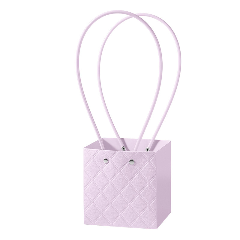 Bolsa de macarrones, bolsa de aperitivos, bolsa para arreglos florales de gelatina, bolsa con relieve estéreo, bolsa cuadrada trapezoidal para regalos de cumpleaños y festivos