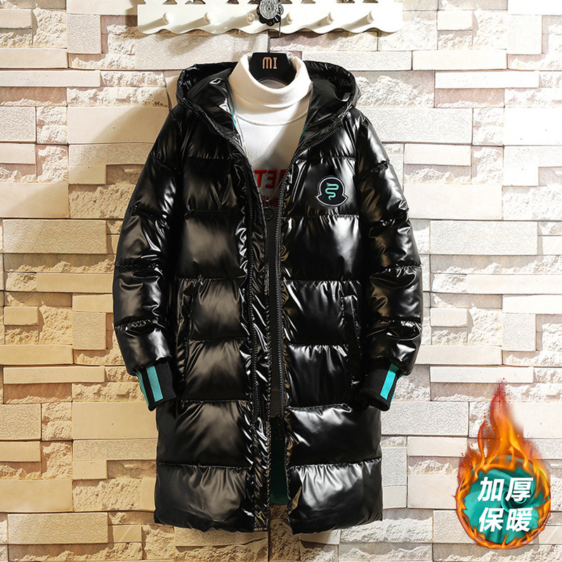 中长款棉衣外套男冬季加厚连帽情侣棉服棉袄子白墙挂拍2MK189-P90