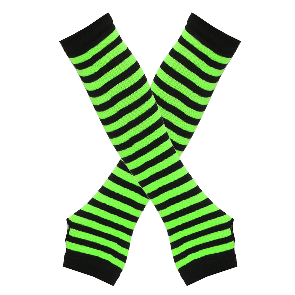 형광 녹색 + 검정색/얇은 스트립 33