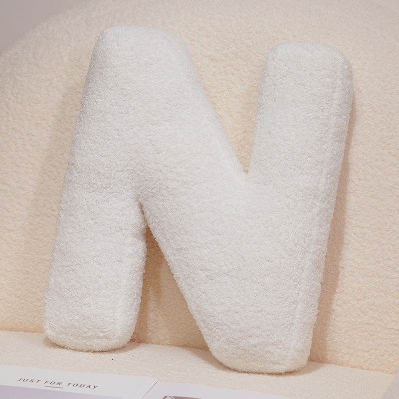 Cojín de Peluche con Forma de Letra de Felpa Decorativo para Fotografía image 46