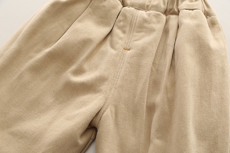 Set camicia foderata in pile e pantaloni per bambino inverno_voghion.com