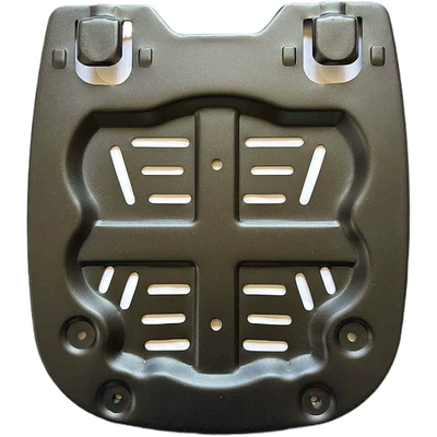 Decals, Backrest, Electric car tail box - carbon-steel-base-plate-black