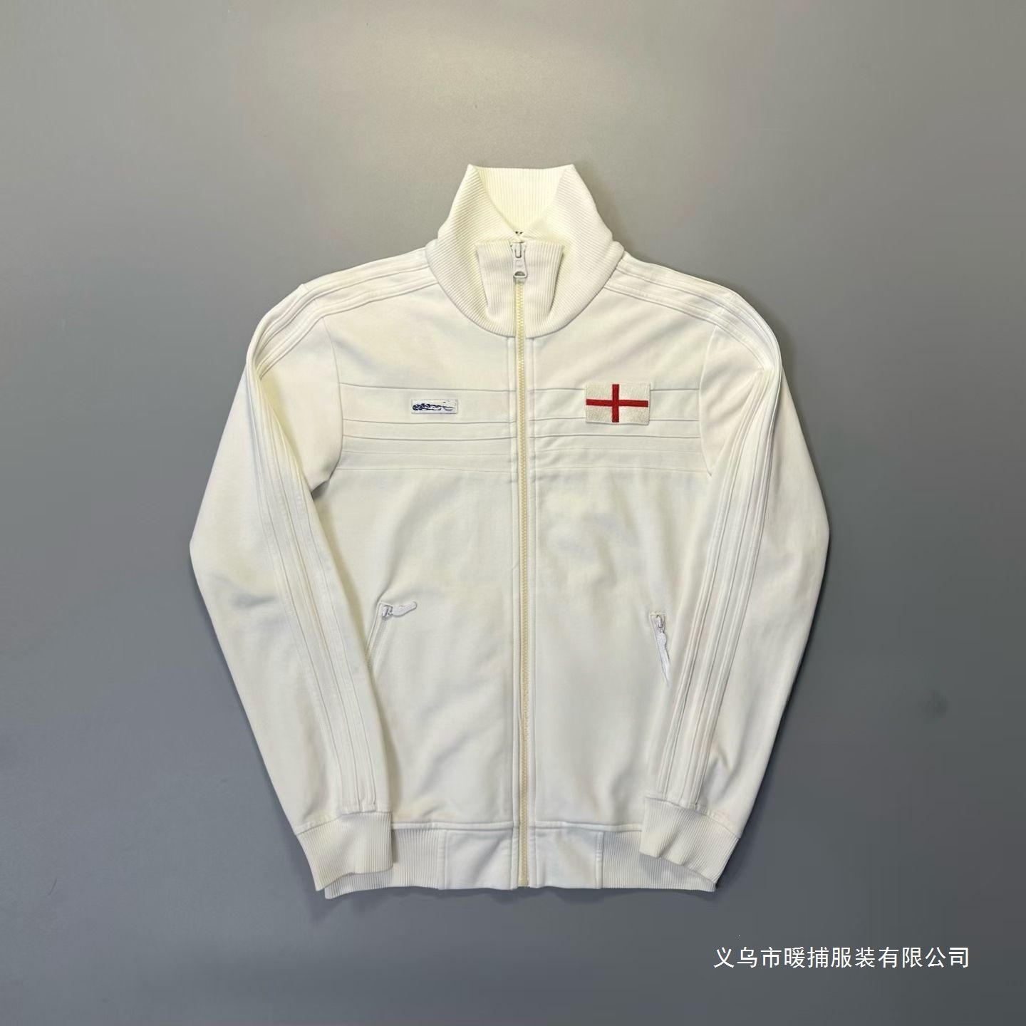 【高品质】崔狱自主古着ad刺绣1982英格兰训练服cleanfit夹克外套