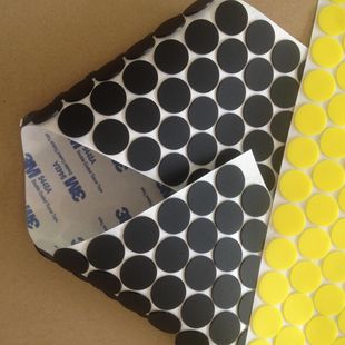 Self-adhesive Silicone Foot Pad Silicone Gasket Black Round Silicone Non-slip Foot Pad Mobile Phone Stand Non-slip Silicone Sticker