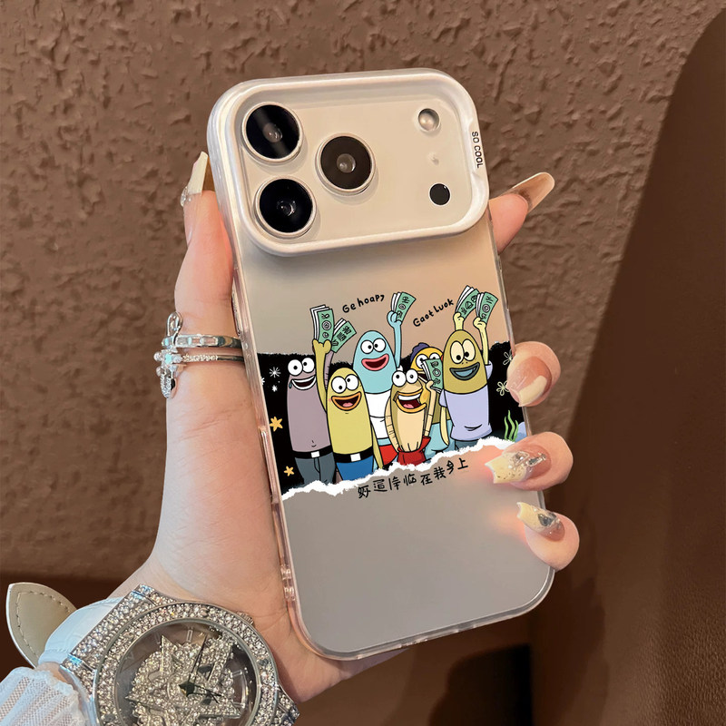 Good Luck Bikini Bottom Apple 17Promax Mobile Phone Case New Model 16E Cartoon 15Plus Foreign Trade 14 Samsung S2524 Good Luck Bikini Bottom Apple 17Promax Mobile Phone Case New Model 16E Cartoon 15Plus Foreign Trade 14 Samsung S2524