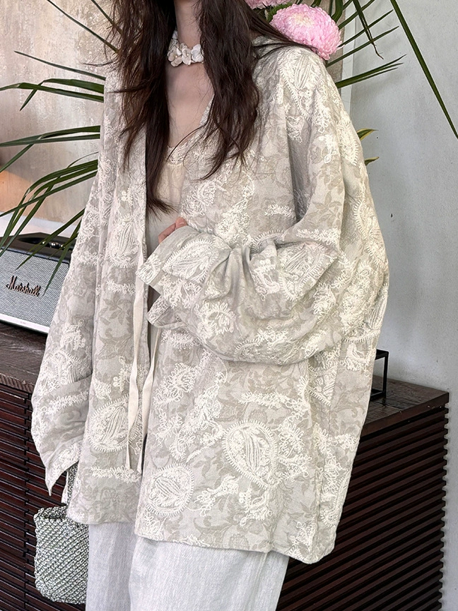Spring jacket, cardigan, high-quality style, oversize