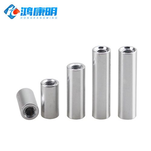 M5 aluminum alloy nut tie rod connecting rod support spacer column inner tooth cylindrical pin round aluminum column connection long nut