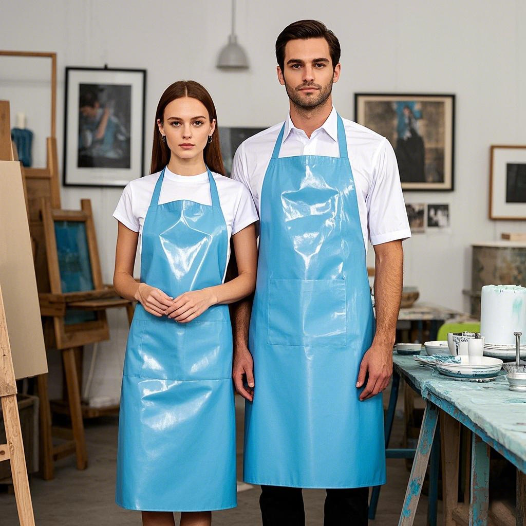 방수 및 내유성 앞치마 주방 케이터링 특수 가정용 여성용 방수 앞치마 판매 생선 남성 투명 앞치마