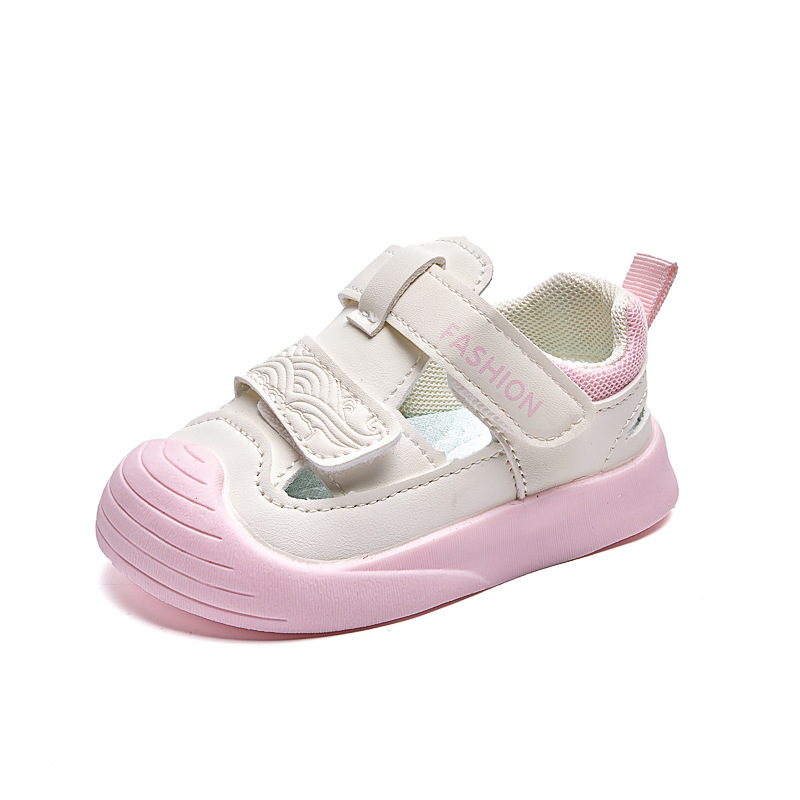 Baby Summer Baby Suela suave Zapatos antideslizantes para niños pequeños Sandalias transpirables para niños y niñas 2025 Nuevos zapatos para niños