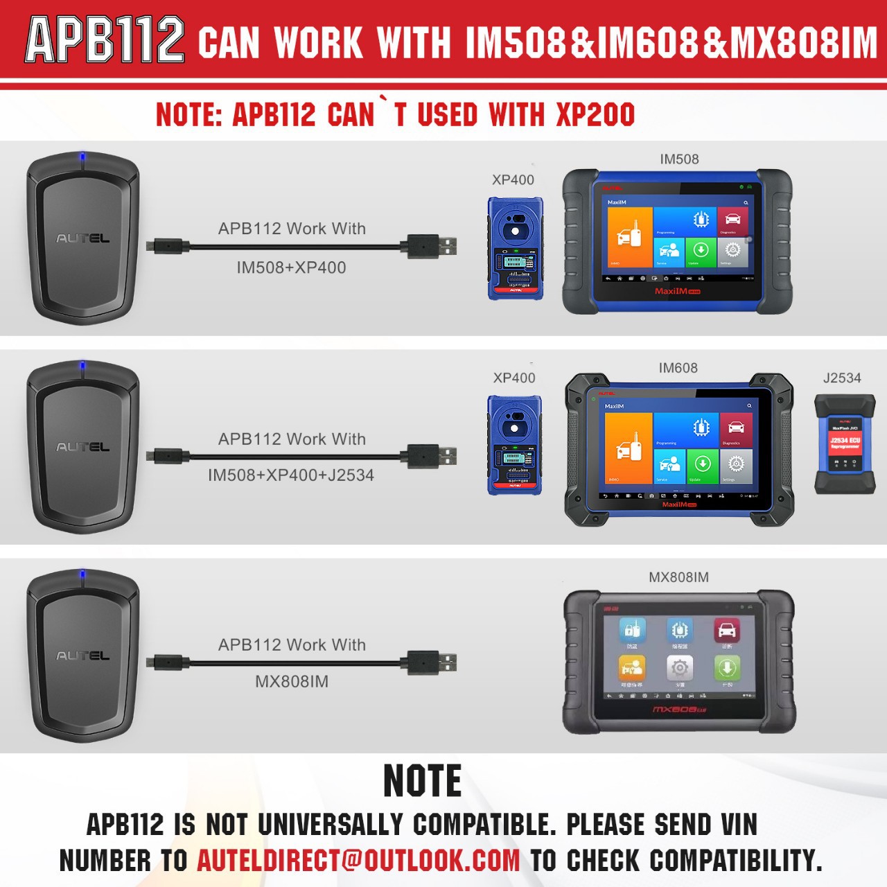 Autel Apb112 Smart Key Simulator Intelligent Diagnostic Tool Key Programming Adapter