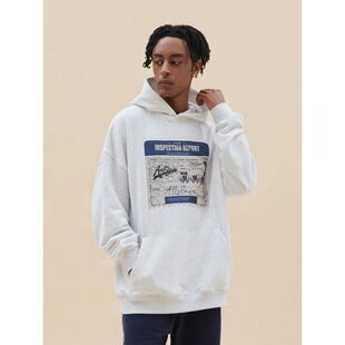[Thick/Thin] Heavy Chinese Cotton/Silver Fox Cashmere Double Hat Pattern Letter Printed Sweat