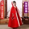 Red cotton-cloak