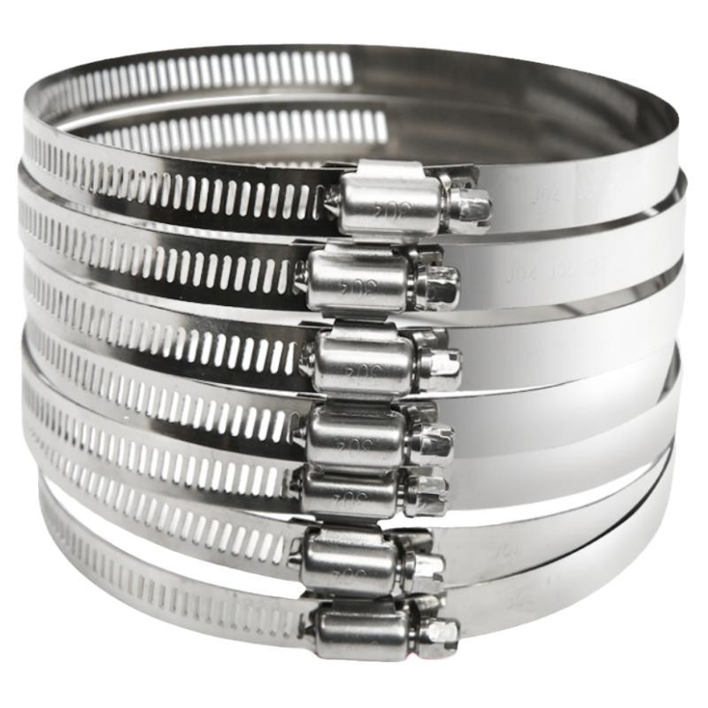 批发零售 优质304不锈钢全钢喉箍 304钢卡箍304 管卡抱箍厂家直销