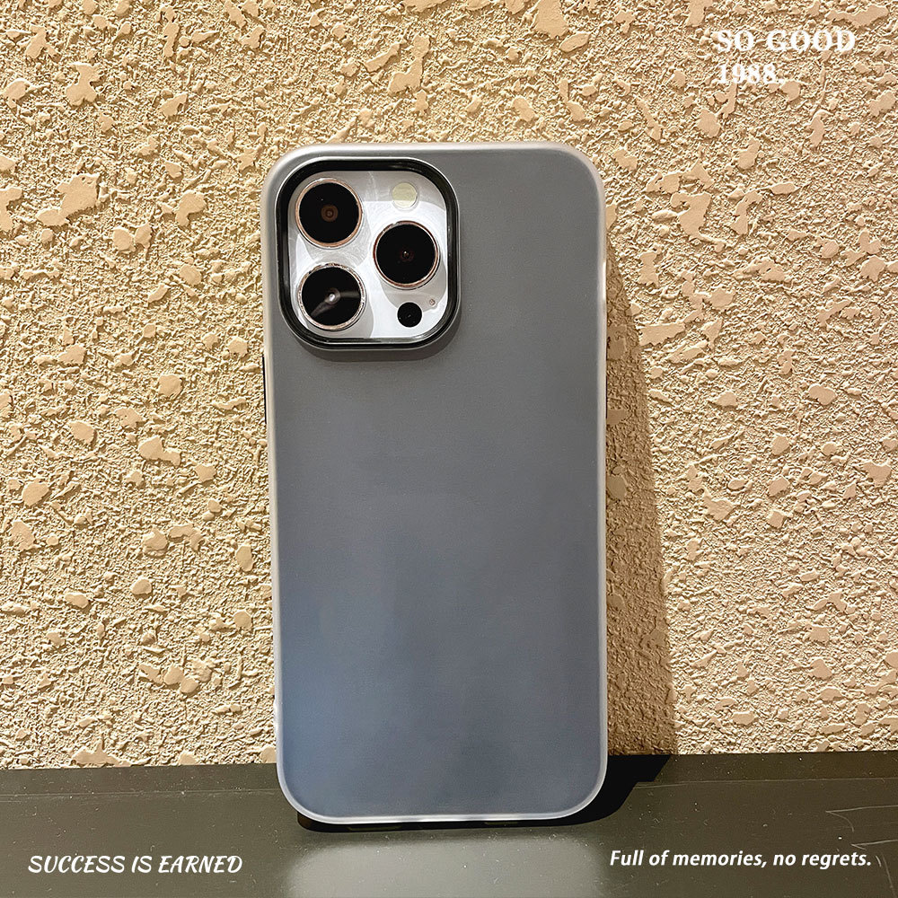 Jelly para iPhone17 ProMax, Apple 16 lujoso, negro esmerilado, estuche de protección para teléfonos móviles 15