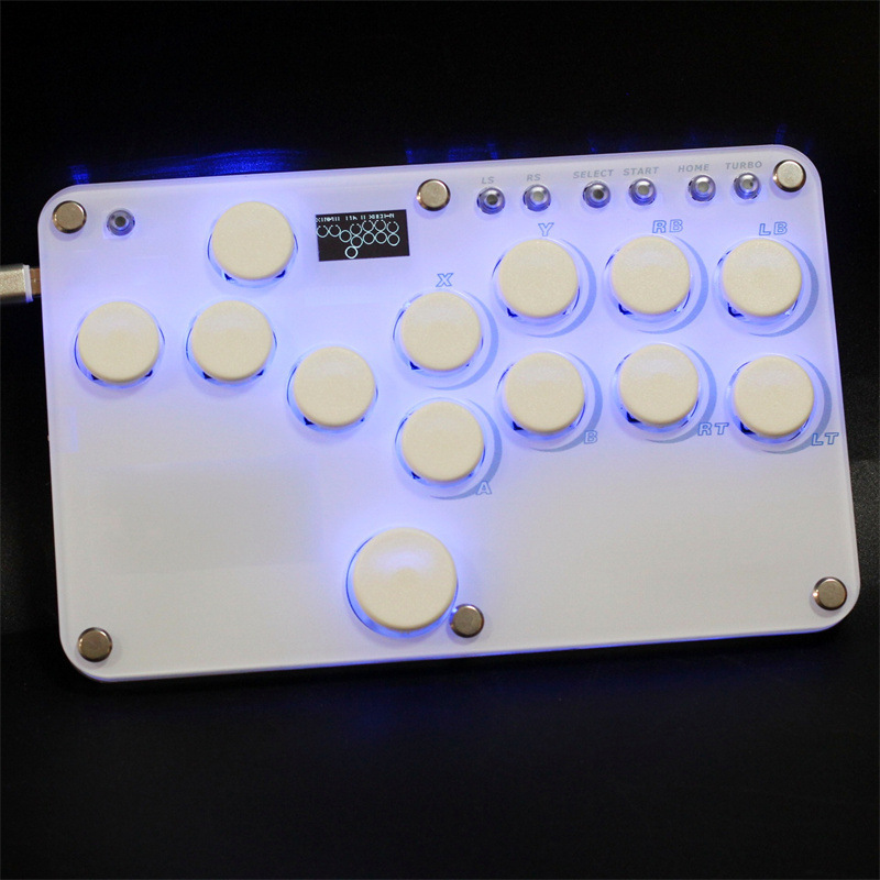 Colorful Light 2040 13 Key HITBOX Fighting Keyboard Raspberry Pi STEAM Street Fighter 6 Game Low Latency 1m Colorful Light 2040 13 Key HITBOX Fighting Keyboard Raspberry Pi STEAM Street Fighter 6 Game Low Latency 1m