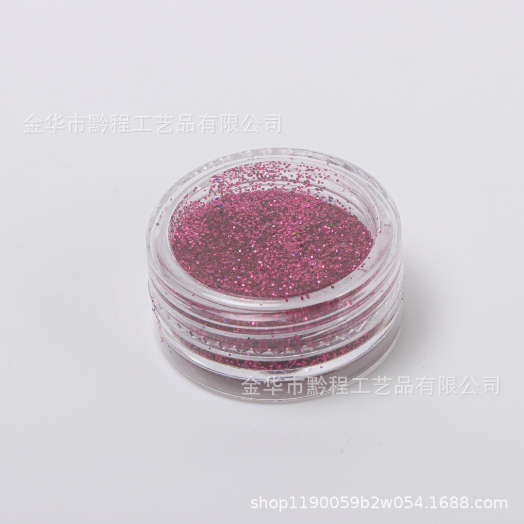 Fábrica al por mayor de caucho de goteo de pegamento polvo de cebolla dorada sequinilla hecha a mano DIY joyería de manicura 3 g / botella material de decoración de polvo flash image 16