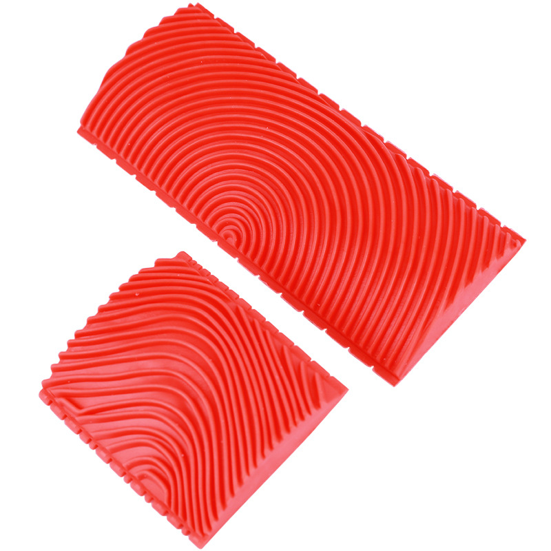 Muebles de madera al por mayor imitación de madera pintura cepillo de barro de diatomita recubrimiento de barro de madera rodillo conjunto de hoja de madera fábrica directa