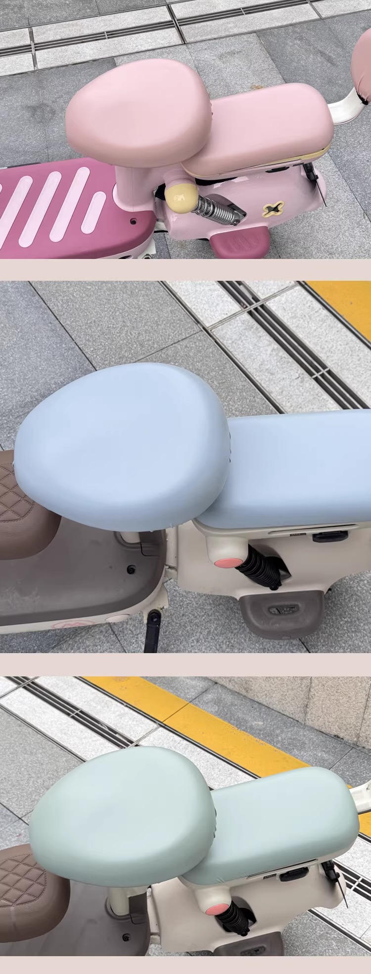 Electric Vehicle Seat Cover Battery Bicycle Cushion Cover Yadi Emma Bell Knife Waterproof Sunscreen Universal Seat Cover