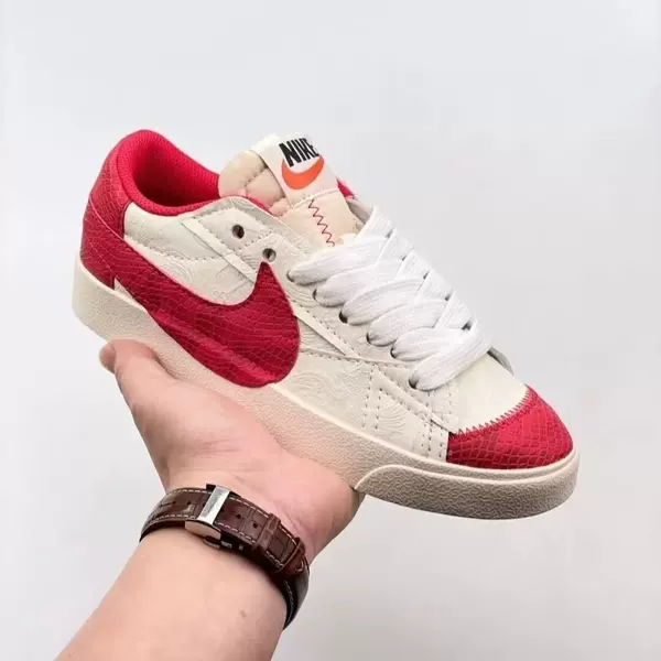 Pure original limited edition Blazer Trailblazer men's and women's snake print casual large hook black snake couple sports sneakers versatile