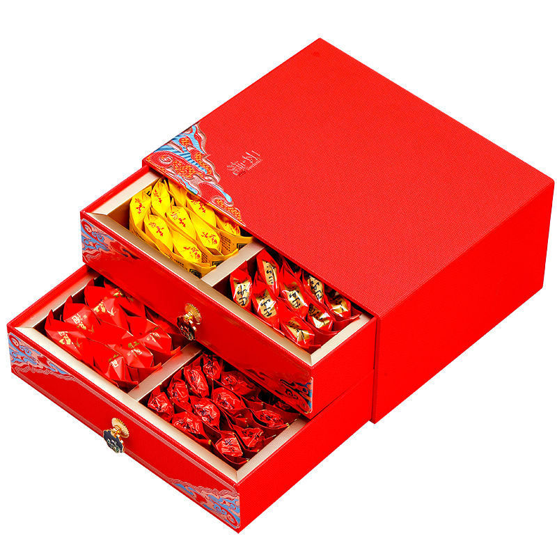 新年ギフト 四大茶 鉄観音 大紅包 ラプサン スーチョン ジンジュンメイ ティー ギフトボックス 500g|undefined