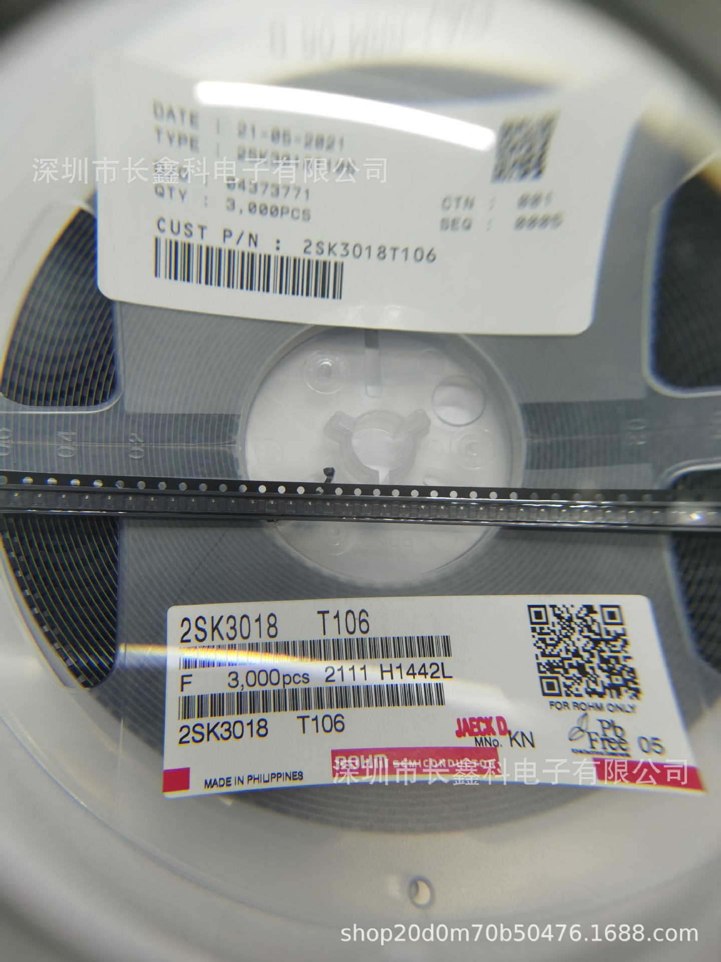 2SK3018T106 丝印KN ROHM罗姆原装30V100mA场效应管 N沟道MOS管