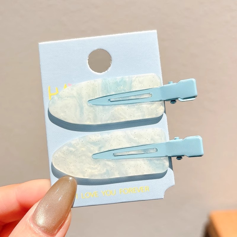 Pequeña broca de pelo fresca sin marcas de verano dulce broca de cabello de color broca de cabello rotura broca lateral broca de cabello adornamiento de mujer