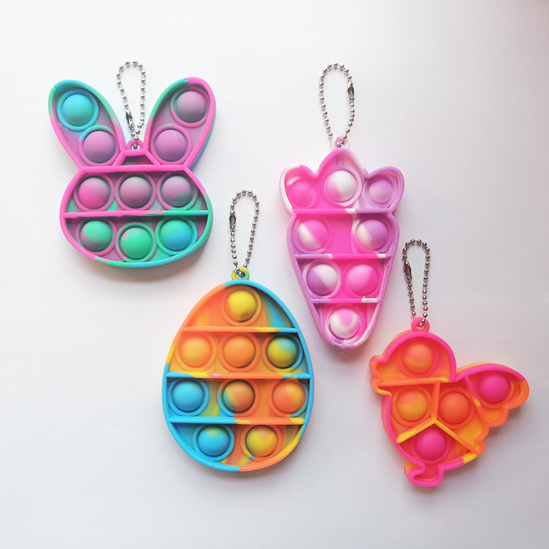 Cruces transfronterizas en caliente ecológicas de grado alimenticio anti-comer mano tranquilizadora diente entrenamiento oral arco iris fábrica de bloques directos