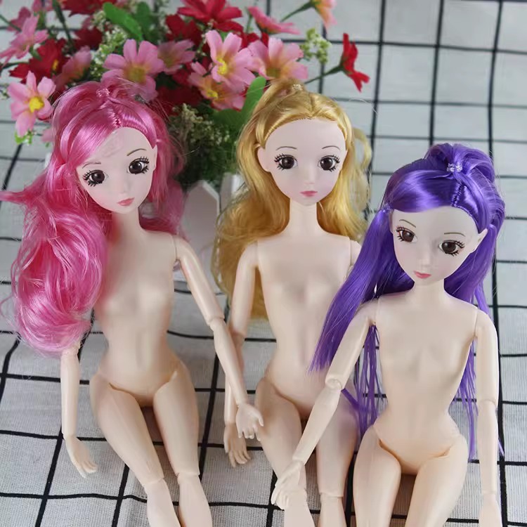 30cm Doll Body with 11 Joints Barbie Doll Princess Doll Cake Baking Doll