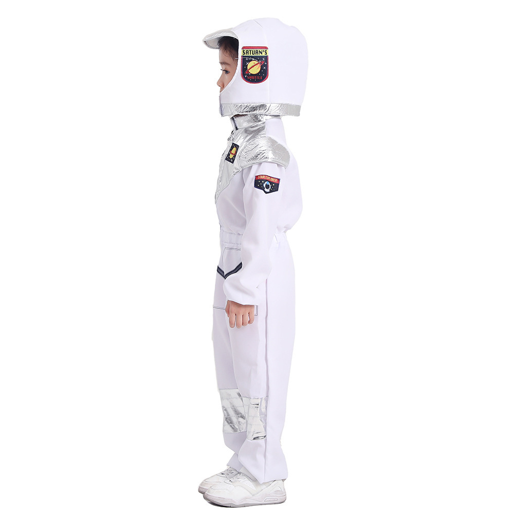 Astronauta transfronterizo Traje espacial para niños Traje de jardín de infantes Traje de Halloween cos Traje de rol Traje espacial