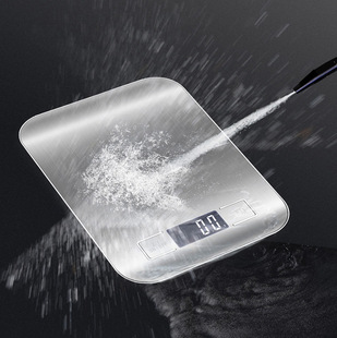 Kitchen Digital Scale Small 10kg Stainless Steel Gram Scale Household 5kg Baking 0.1g High Precision Scale