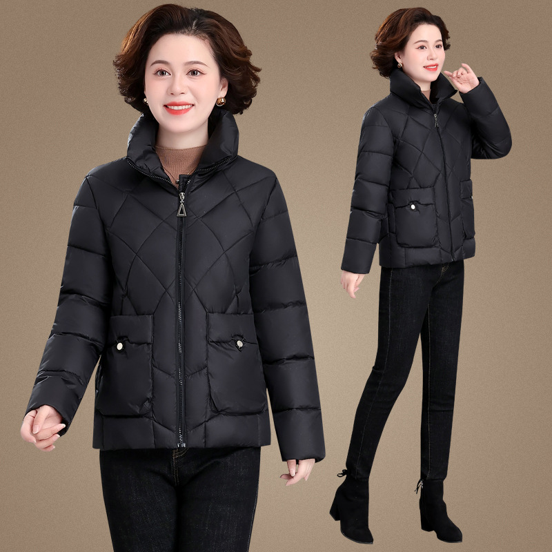 F1236 1250K ÁO KHOÁC NỮ WUHTDNG ÁO KHOÁC BÔNG MÙA XUÂN THU ĐÔNG TRUNG NIÊN DÀY ẤM THỜI TRANG NỮ VẢI BÔNG G04 SẢN PHẨM MỚI