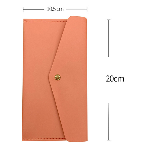 Leather Multicolor Pencil Case Handbag Stationery and Cosmetic Storage Hand-held Canvas Bag Wholesale