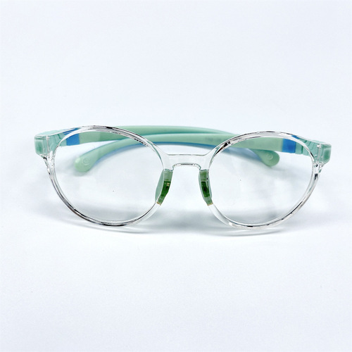Children's Mirror TRD28 New Silicone Myopia Glasses Fashion Personalized Anti-blue Light Glasses Plain Frame Removable Frame