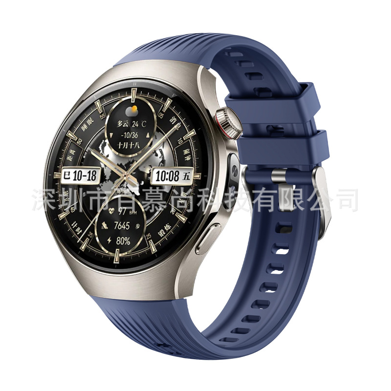 Huawei WATCH5 46MM シリコンストラップ HUAWEI WATCH5 スポーツストラップ Huawei 時計ストラップに適しています。|undefined