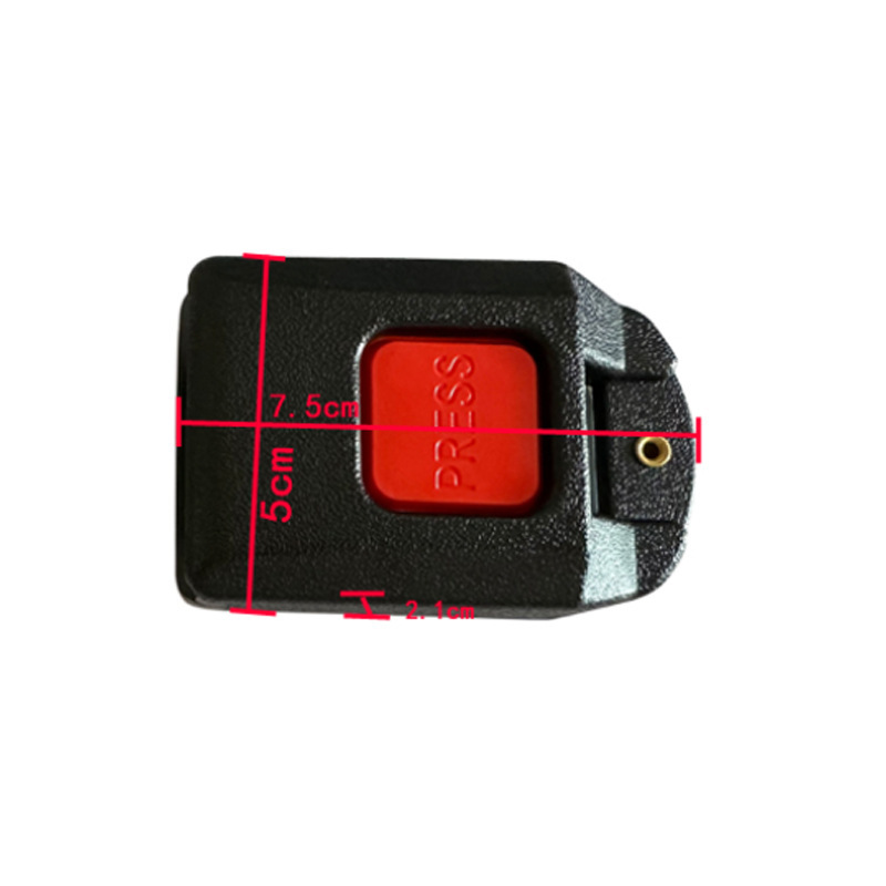 Factory direct supply new 6450 two-point buckle car seat belt accessories seat belt buckle complete set wholesale