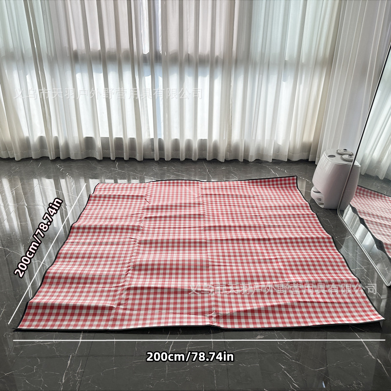 200*200cm 빨간색 그리드 선물 가방